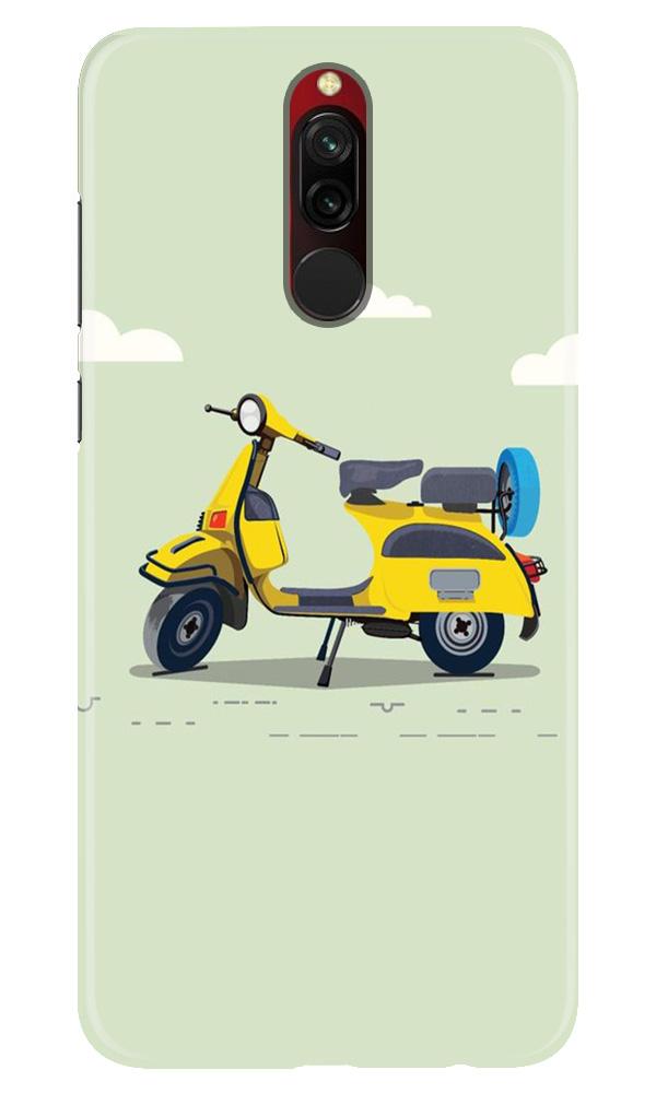 Vintage Scooter Case for Xiaomi Redmi 8 (Design No. 260)