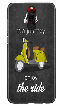 Life is a Journey Mobile Back Case for Xiaomi Redmi 8 (Design - 261)