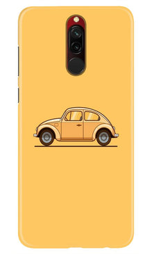 Vintage Car Mobile Back Case for Xiaomi Redmi 8 (Design - 262)