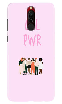 Girl Power Mobile Back Case for Xiaomi Redmi 8 (Design - 267)