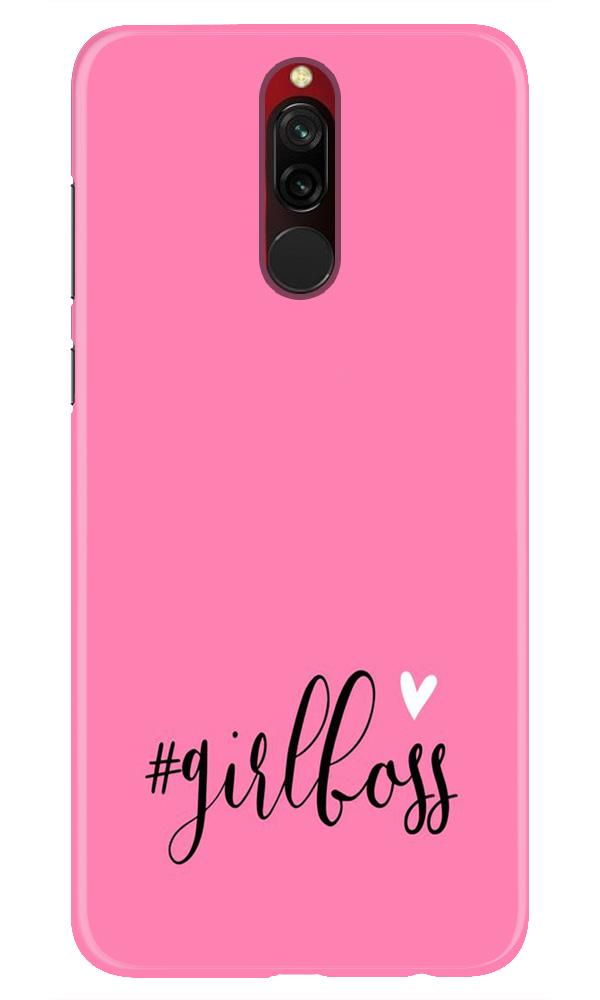 Girl Boss Pink Case for Xiaomi Redmi 8 (Design No. 269)