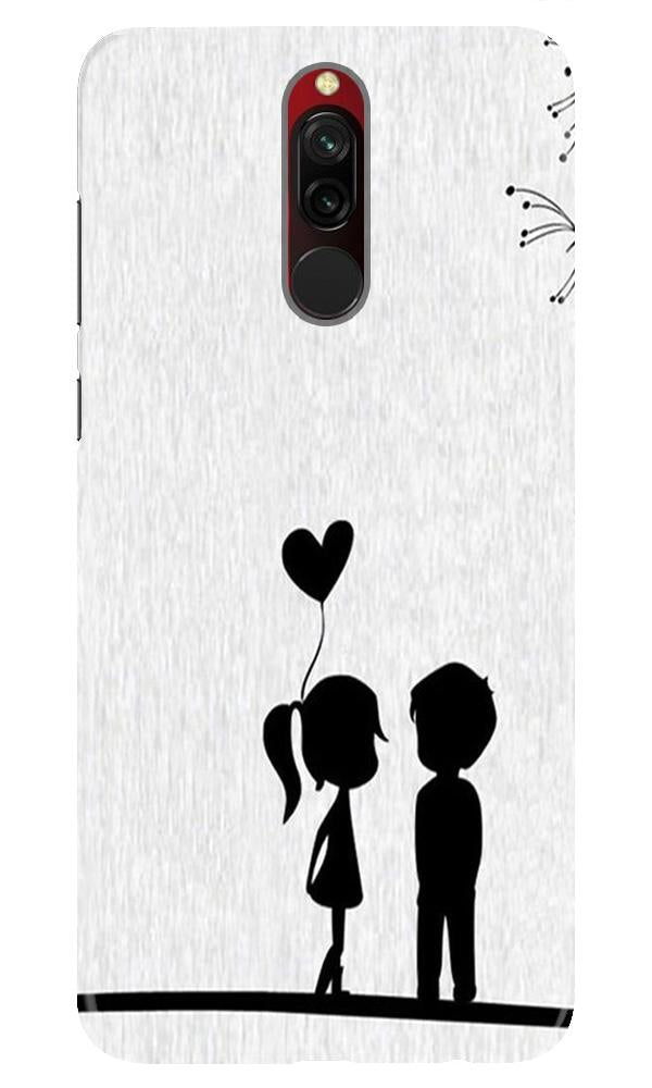 Cute Kid Couple Case for Xiaomi Redmi 8 (Design No. 283)