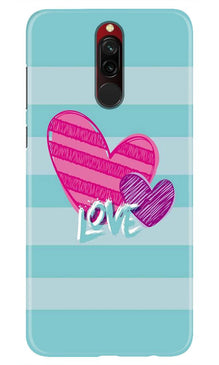 Love Mobile Back Case for Xiaomi Redmi 8 (Design - 299)