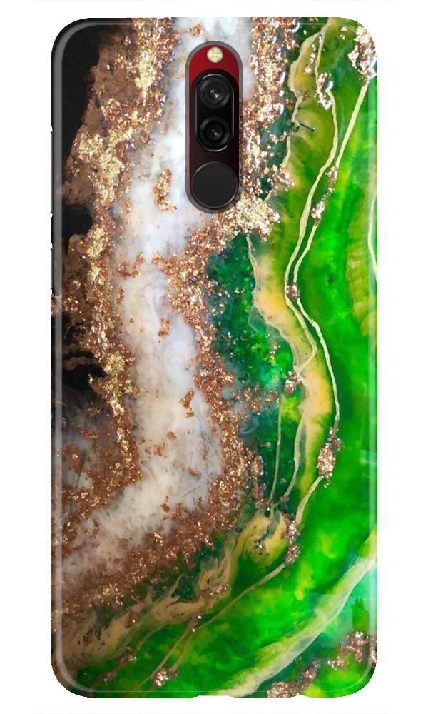 Marble Texture Mobile Back Case for Xiaomi Redmi 8  (Design - 307)