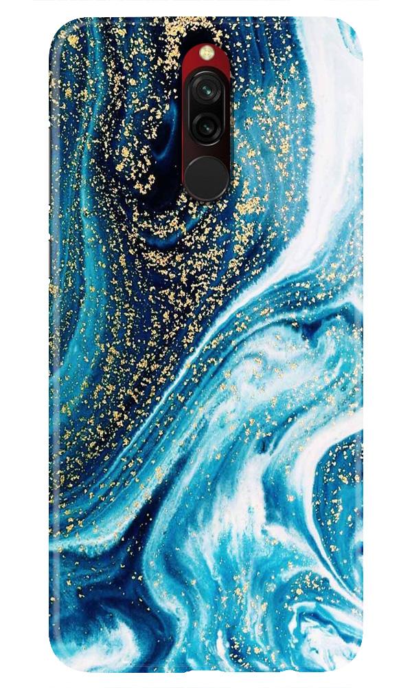 Marble Texture Mobile Back Case for Xiaomi Redmi 8  (Design - 308)