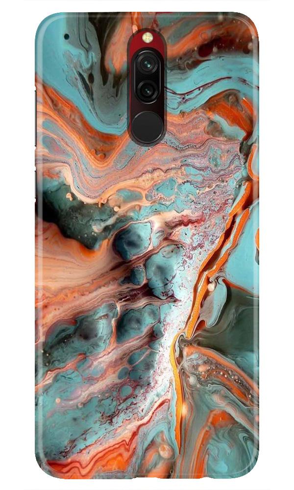 Marble Texture Mobile Back Case for Xiaomi Redmi 8  (Design - 309)
