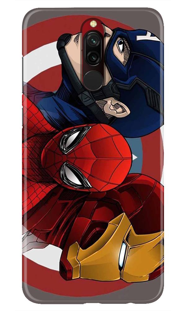 Superhero Mobile Back Case for Xiaomi Redmi 8  (Design - 311)