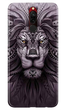 Lion Mobile Back Case for Xiaomi Redmi 8  (Design - 315)