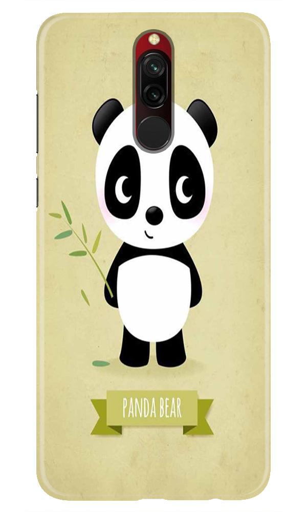 Panda Bear Mobile Back Case for Xiaomi Redmi 8(Design - 317)
