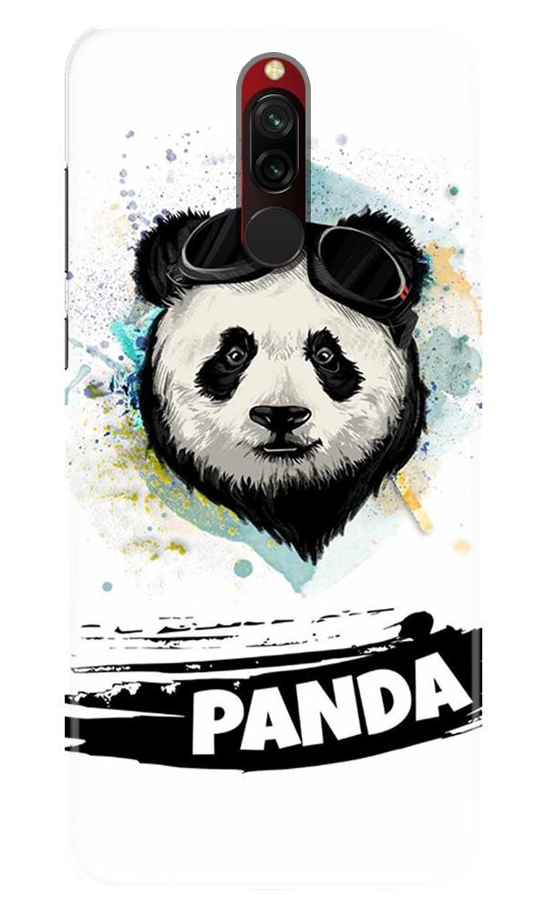 Panda Mobile Back Case for Xiaomi Redmi 8(Design - 319)