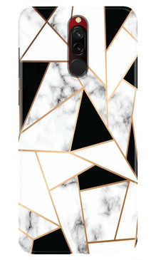 Marble Texture Mobile Back Case for Xiaomi Redmi 8  (Design - 322)