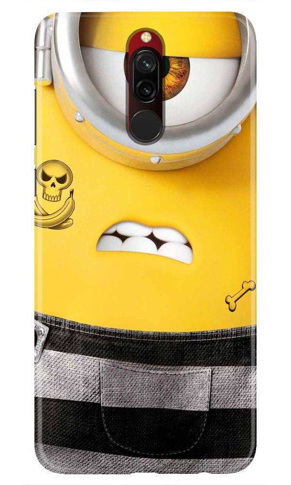 Minion Mobile Back Case for Xiaomi Redmi 8  (Design - 324)