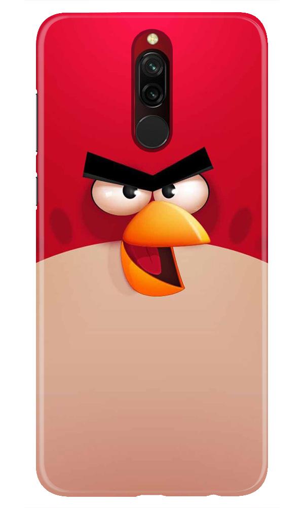 Angry Bird Red Mobile Back Case for Xiaomi Redmi 8  (Design - 325)