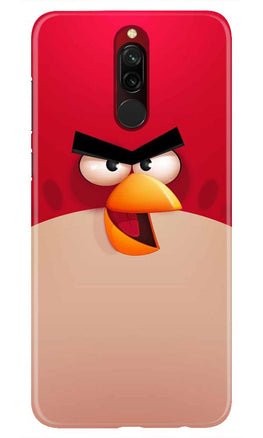 Angry Bird Red Mobile Back Case for Xiaomi Redmi 8(Design - 325)