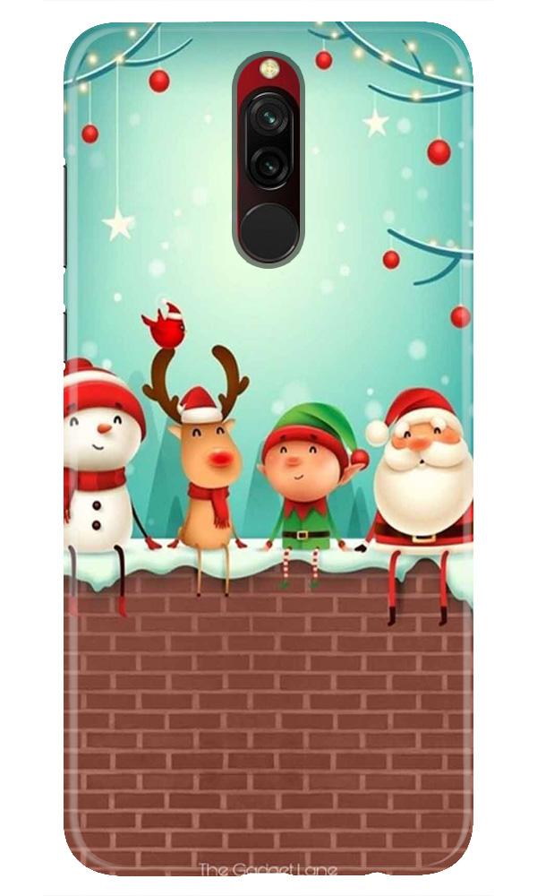 Santa Claus Mobile Back Case for Xiaomi Redmi 8(Design - 334)