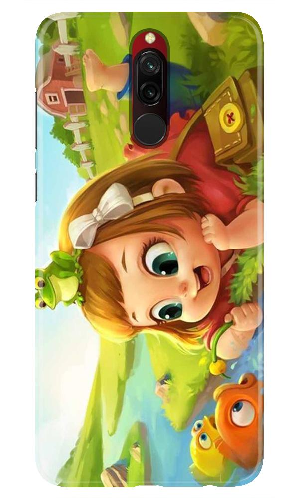Baby Girl Mobile Back Case for Xiaomi Redmi 8(Design - 339)