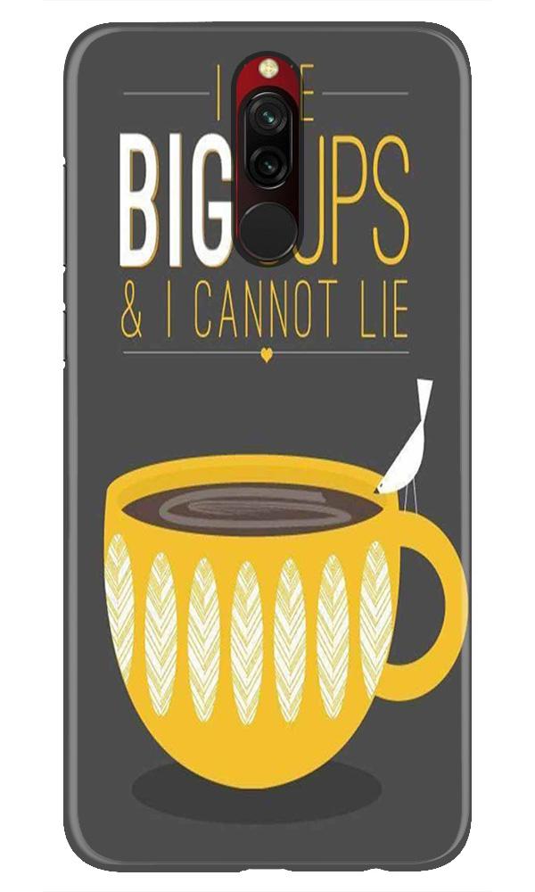 Big Cups Coffee Mobile Back Case for Xiaomi Redmi 8(Design - 352)