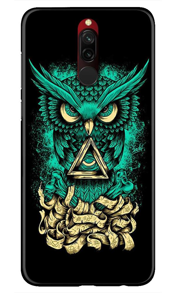 Owl Mobile Back Case for Xiaomi Redmi 8  (Design - 358)