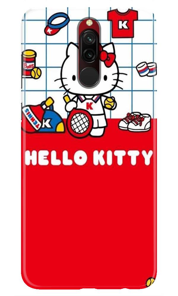 Hello Kitty Mobile Back Case for Xiaomi Redmi 8(Design - 363)