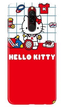 Hello Kitty Mobile Back Case for Xiaomi Redmi 8  (Design - 363)