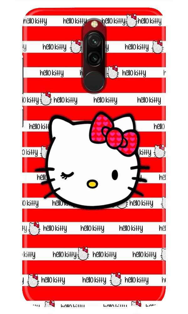 Hello Kitty Mobile Back Case for Xiaomi Redmi 8(Design - 364)