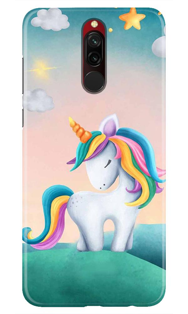 Unicorn Mobile Back Case for Xiaomi Redmi 8(Design - 366)