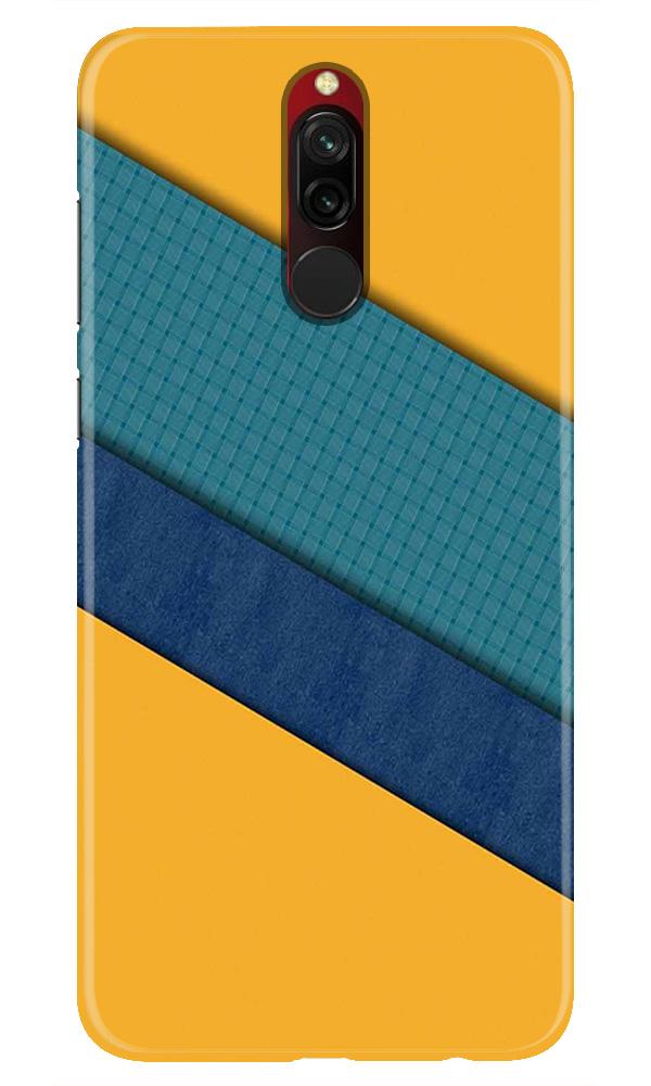 Diagonal Pattern Mobile Back Case for Xiaomi Redmi 8  (Design - 370)