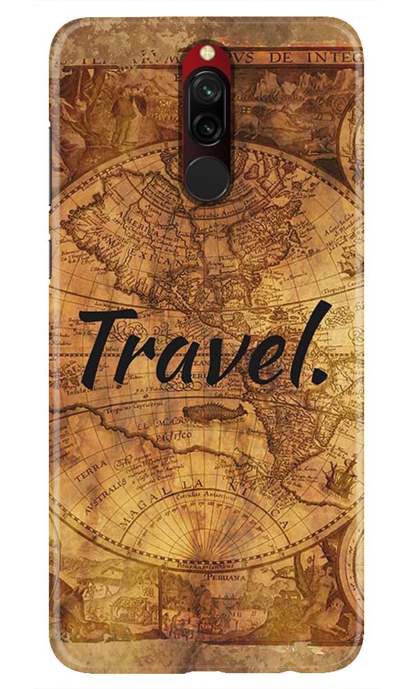 Travel Mobile Back Case for Xiaomi Redmi 8  (Design - 375)