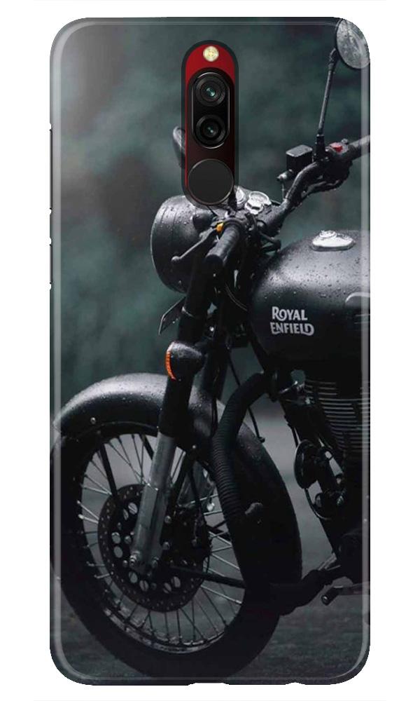 Royal Enfield Mobile Back Case for Xiaomi Redmi 8  (Design - 380)
