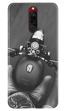 Royal Enfield Mobile Back Case for Xiaomi Redmi 8  (Design - 382)
