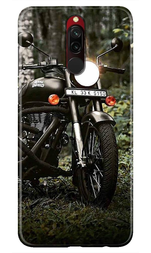 Royal Enfield Mobile Back Case for Xiaomi Redmi 8  (Design - 384)