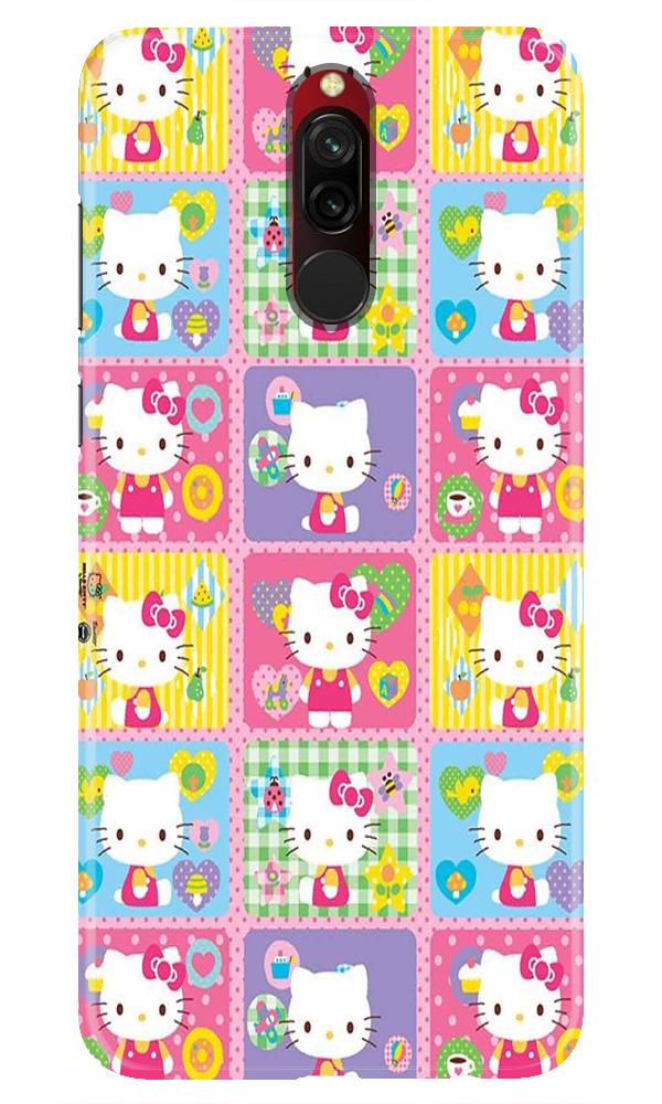 Kitty Mobile Back Case for Xiaomi Redmi 8  (Design - 400)