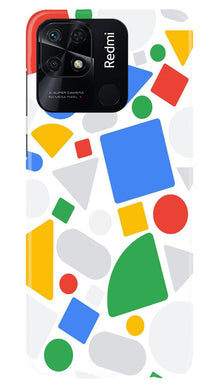 Circul Squar & Tringle Art Mobile Back Case for Redmi 10 Power (Design - 18)
