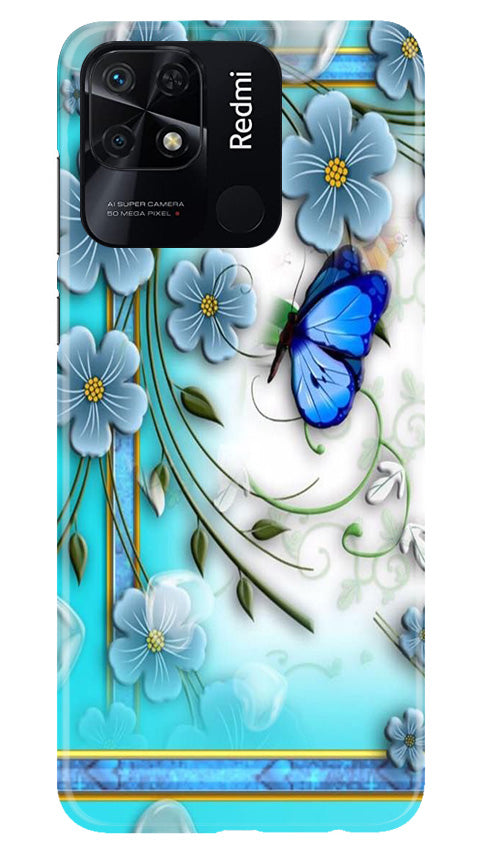 Blue Butterfly Case for Redmi 10