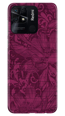 Purple Backround Mobile Back Case for Redmi 10C (Design - 22)