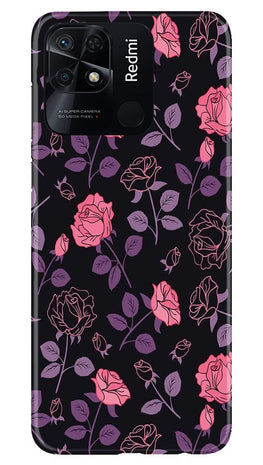 Rose Black Background Case for Redmi 10
