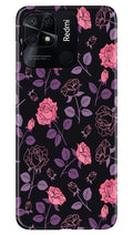 Rose Black Background Case for Redmi 10 Power
