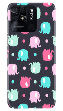 Elephant Baground Mobile Back Case for Redmi 10 (Design - 44)