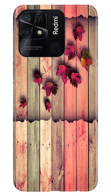 Wooden look2 Mobile Back Case for Redmi 10 (Design - 56)