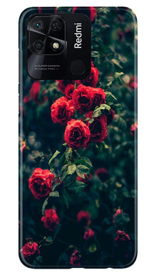 Red Rose Mobile Back Case for Redmi 10C (Design - 66)
