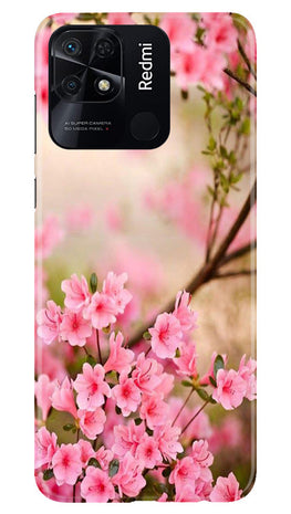 Pink flowers Case for Redmi 10C