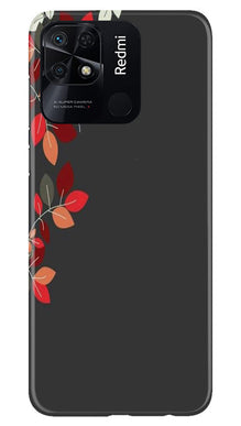 Grey Background Mobile Back Case for Redmi 10C (Design - 71)