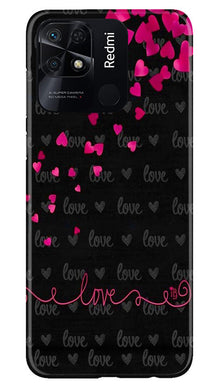 Love in Air Mobile Back Case for Redmi 10C (Design - 89)