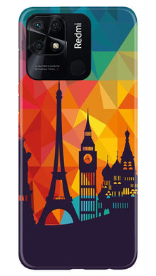 Eiffel Tower2 Mobile Back Case for Redmi 10 (Design - 91)