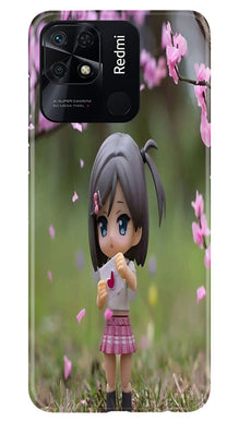 Cute Girl Mobile Back Case for Redmi 10C (Design - 92)