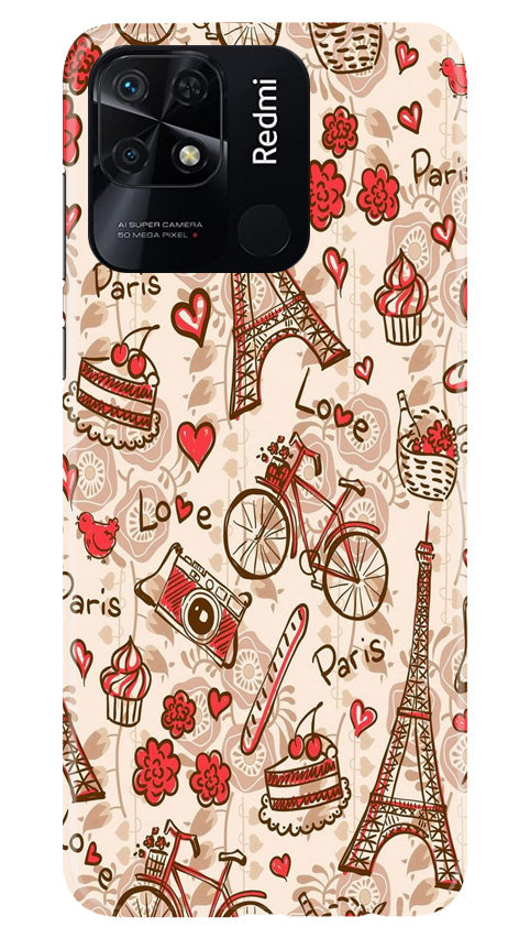Love Paris Case for Redmi 10  (Design - 103)