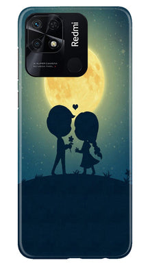 Love Couple Mobile Back Case for Redmi 10  (Design - 109)