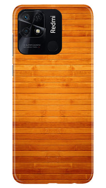 Wooden Look Mobile Back Case for Redmi 10  (Design - 111)