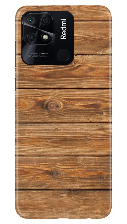Wooden Look Case for Redmi 10  (Design - 113)