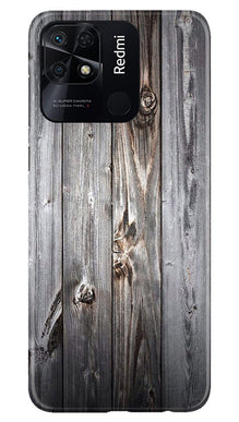 Wooden Look Mobile Back Case for Redmi 10  (Design - 114)